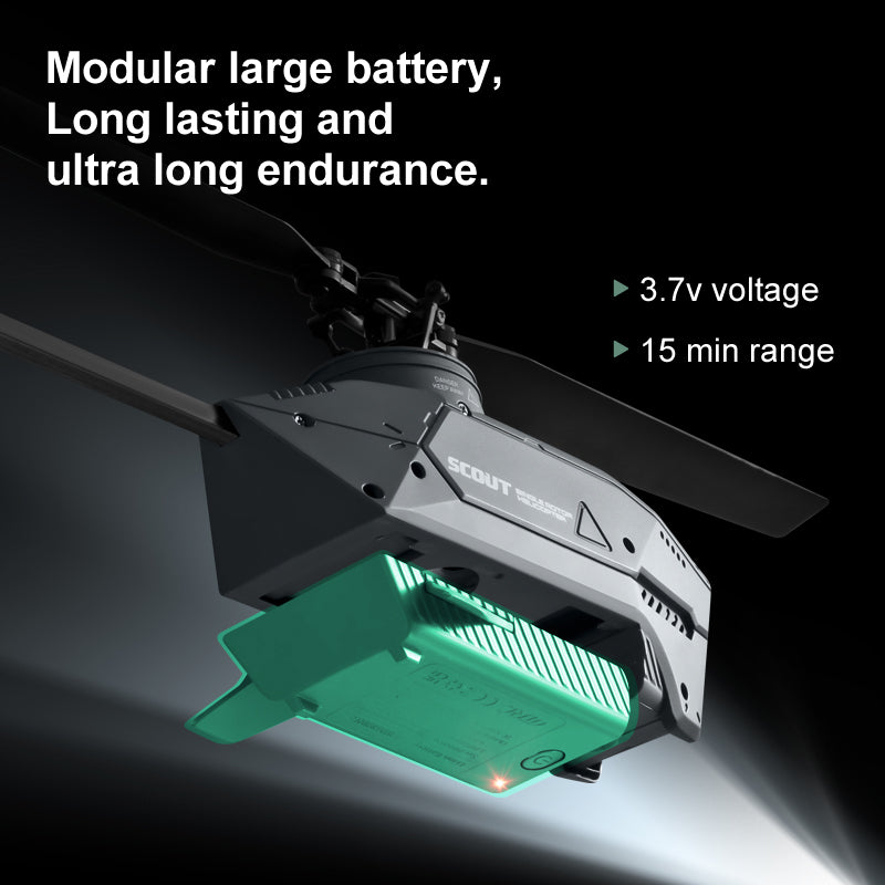 4DRC L1 HD Aerial RC Aircraft Single-Rotor Helicopter Spy Drone, Dual Batteries 4DRC L1 HD Aerial RC Aircraft Single-Rotor Helicopter Spy Drone, Dual Batteries